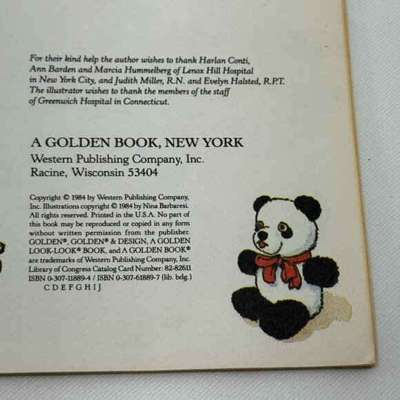 Vintage Golden Book Jenny In Hospital Reit Read Aloud Children Pictures Bedtime - Picture 3 of 12